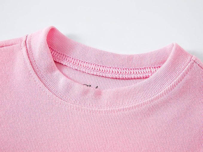 Babyroom Girls Matching Doll&Toddler 4 Piece Cotton Pajamas Toddler Christmas Sleepwear