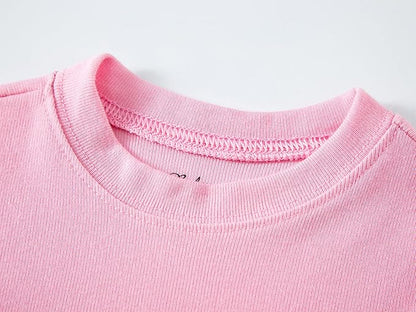 Babyroom Girls Matching Doll&Toddler 4 Piece Cotton Pajamas Toddler Christmas Sleepwear