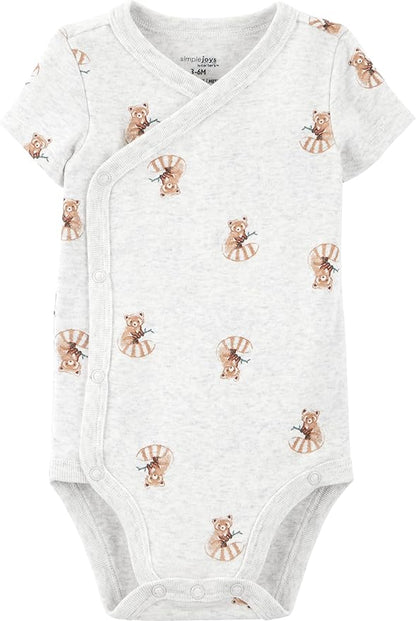 Simple Joys by Carter's unisex-baby 5-pack Side Snap Short-sleeve Bodysuit