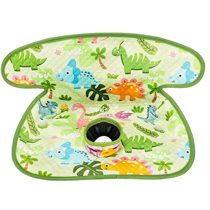 INFANZIA Dry Seat,Car Seat Protector Waterproof Carseat Liner Potty Training Toddlers, Baby and Infants, Piddle Pad for Carseats Strollers (Green, 1 Pack