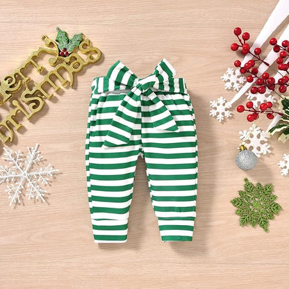 Aalizzwell Preemie Newborn Infant Baby Girls Clothes Ribbed Romper Bodysuit Pants Set Fall Winter Outfits