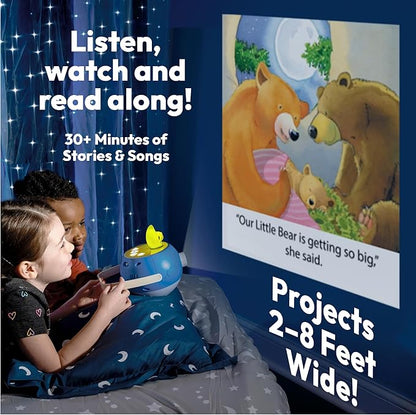 Bedtime Figurine Cartridge – Projects 5 Soothing Stories and 5 Bedtime Songs, Over 30 Minutes of Audio Content | Gift and Toy for Ages 3+