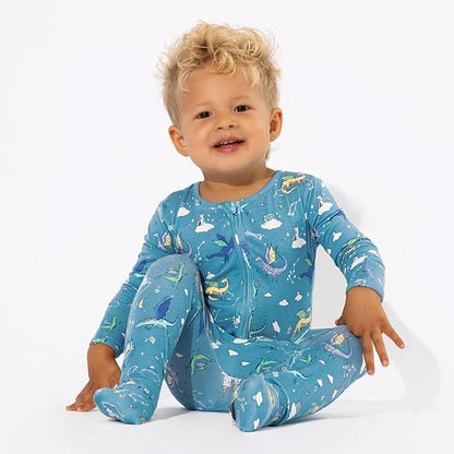 Bellabu Bear Convertible Footies for Baby Boys & Baby Girls, Family Matching Pajamas, Rayon from Bamboo
