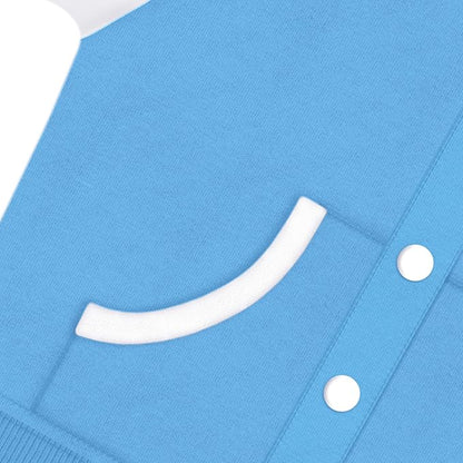 Creative Knitwear College Baby Varsity Jacket Lightweight - Team Logo, Multiple Colors, Unisex, (0 Months - 4T)