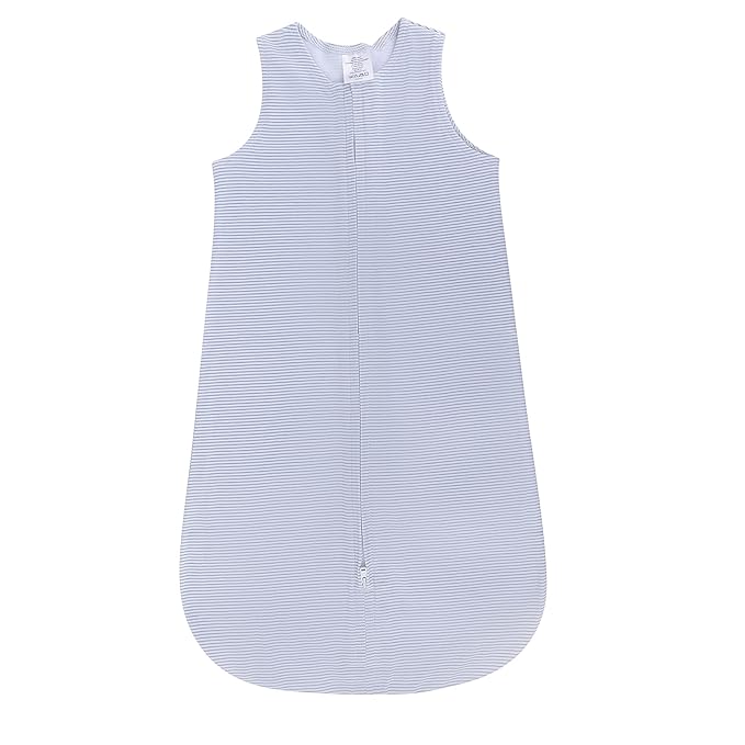 Ely's & Co. 100% Cotton Wearable Blanket Baby Sleep Bag 2 Pack (6-12 Months, Blue)