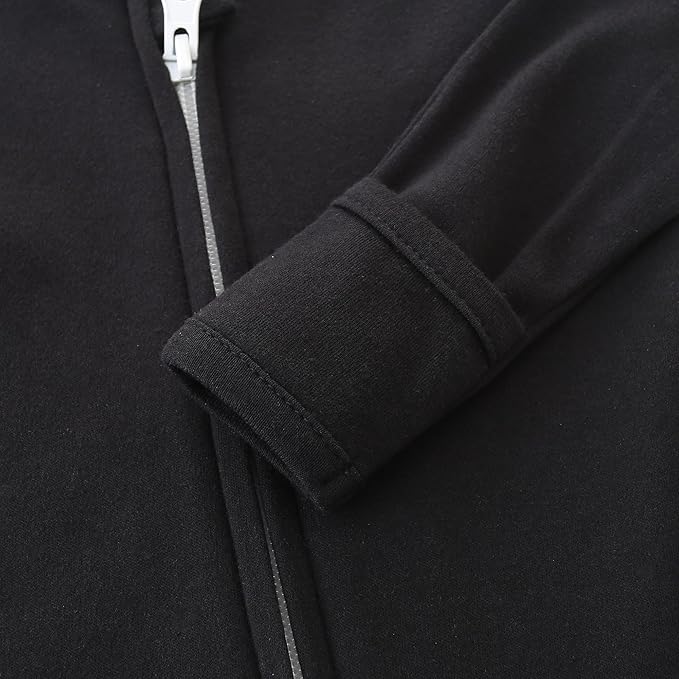 Baby Romper 100% Organic Cotton Pajamas One Piece Long Sleeve Zipper Footie Onesie for 0~12M Baby