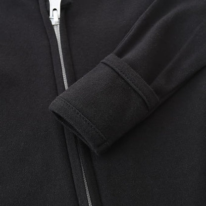 Baby Romper 100% Organic Cotton Pajamas One Piece Long Sleeve Zipper Footie Onesie for 0~12M Baby