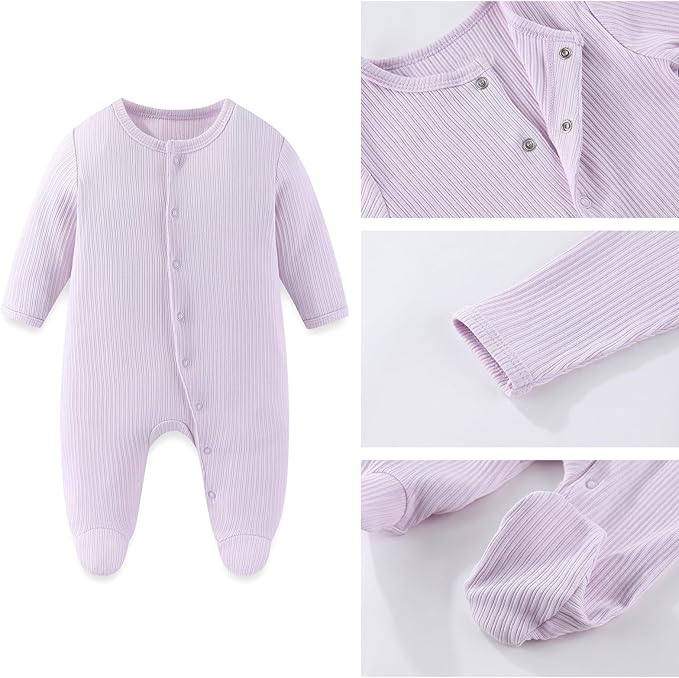 Baby Boy Girl Layette Set 18 Piece Infant Essentials Must Haves Clothes 0-9 Month Rompers+Bodysuits+Hats+Socks