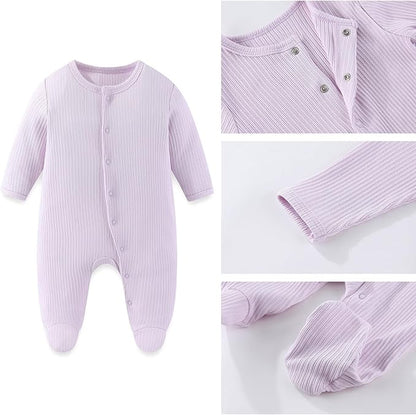 Baby Boy Girl Layette Set 18 Piece Infant Essentials Must Haves Clothes 0-9 Month Rompers+Bodysuits+Hats+Socks