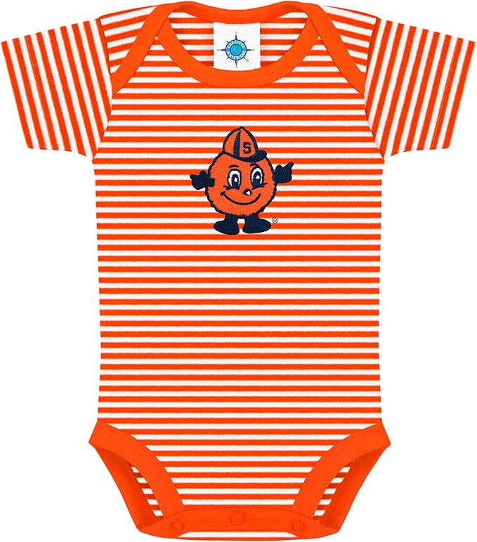 Creative Knitwear College Baby NCAA Infant Striped Bodysuit
