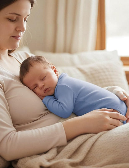 Yoofoss Baby Bodysuits 100% Organic Cotton Baby Onesie Long Sleeve Baby Boys Girls Clothes Soft Newborn Infant Romper, 3 Pack