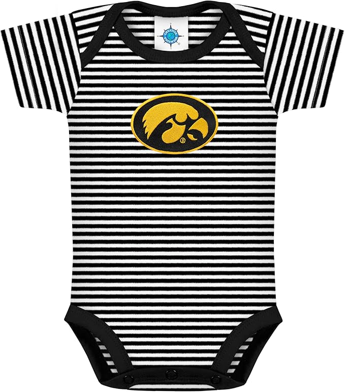 Creative Knitwear College Baby NCAA Infant Striped Bodysuit
