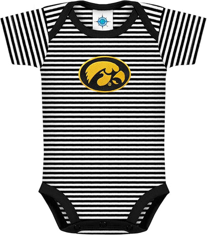 Creative Knitwear College Baby NCAA Infant Striped Bodysuit