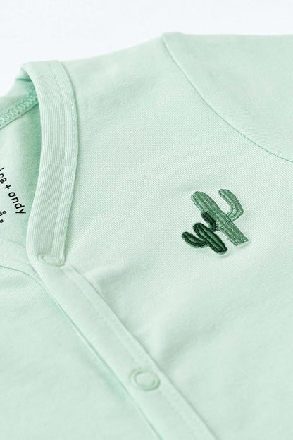 monica + andy On the Go Baby One Piece, 100% Organic Baby Clothes for Girls & Boys, Sizes For Preemie, Newborn, & Infant