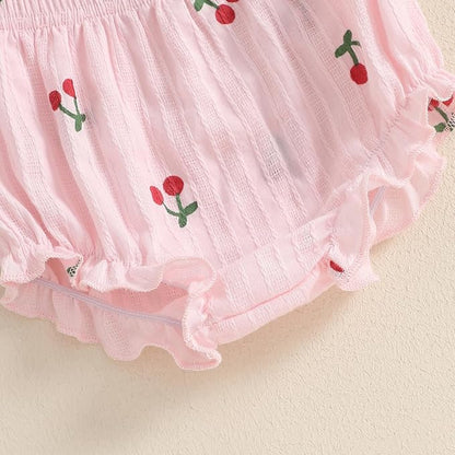 Mubineo Baby Girl Summer Clothes Cute Ruffle Tops Dress Shorts Outfits Set Infant Toddler Shrit Bloomers Princess Outfit