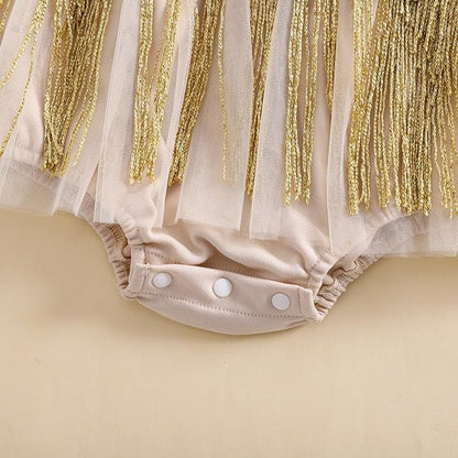 Sasaerucure Infant Baby Girl Summer Outfits Sleeveless Dress Romper Lace Tutu Onesie One Piece Ruffle Bodysuit