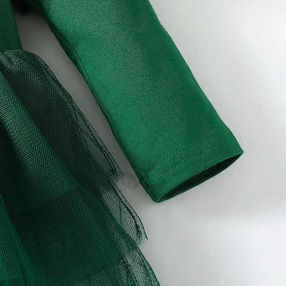 Baby Girl Clothes Infant Ruffle Sleeve Romper Dress Newborn Solid Tutu Skirt Sets Jumpsuit Headband Outfit