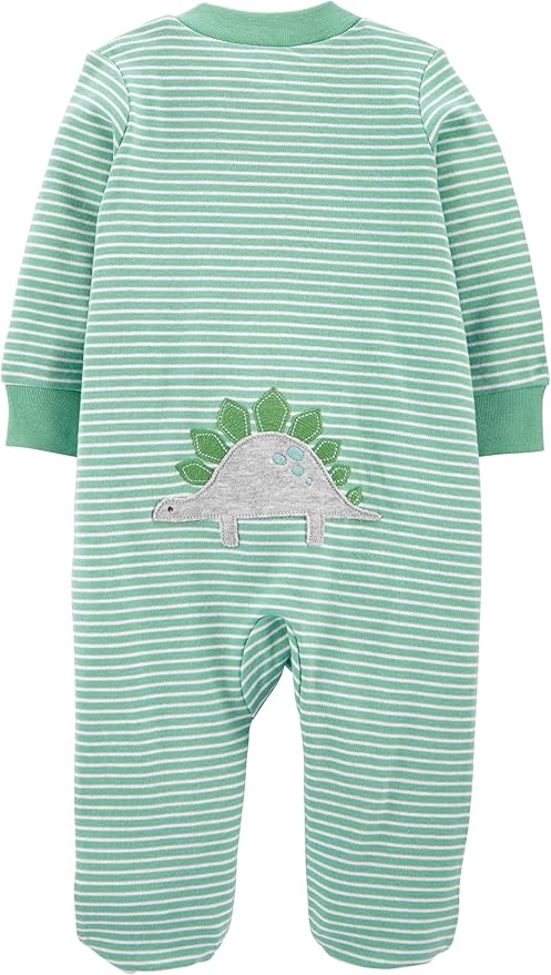 Simple Joys by Carter's baby-boys 2-way Zip Thermal Footed Sleep and Play, Pack of 2