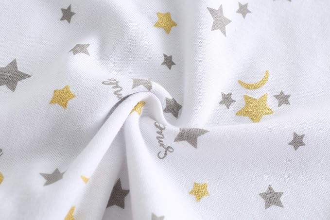 Newborn Baby Boy Girl Organic Cotton Bodysuit Long Sleeve Jumpsuit 3-Pack Outfits Clothes,0-24Months