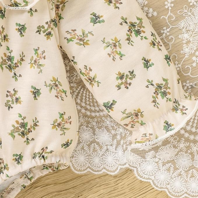 GRNSHTS Newborn Baby Girl Clothes Ruffle Rompers Toddler Fall Outfits for Girls Set Little Girl Fall Winter Clothing