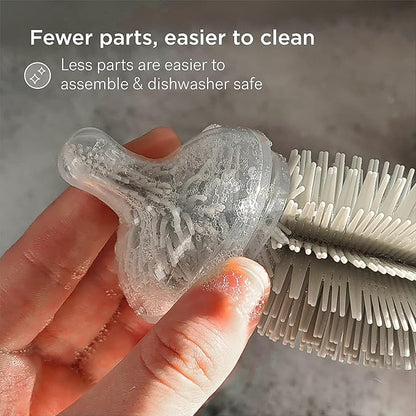 Smilo Baby Bottle Set with Stage 0 Slow Flow Anti Colic Nipple, 10 Oz / 300 ml Capacity, 3X Pack of Anti Colic Baby Bottles 0-3 Months - Green