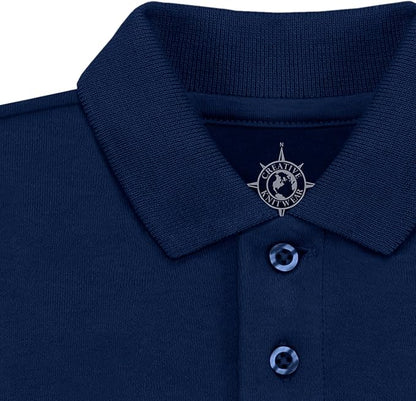 Creative Knitwear College Baby Polo Bodysuit Solid - Team Logo, Multiple Colors, for Boys & Girls (0-12 Months)