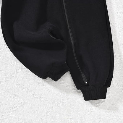 Unutiylo Unisex Baby Boys Girls Long Sleeve Infant Baby Zipper Hooded Jumpsuits Romper Loose Outfit Clothes