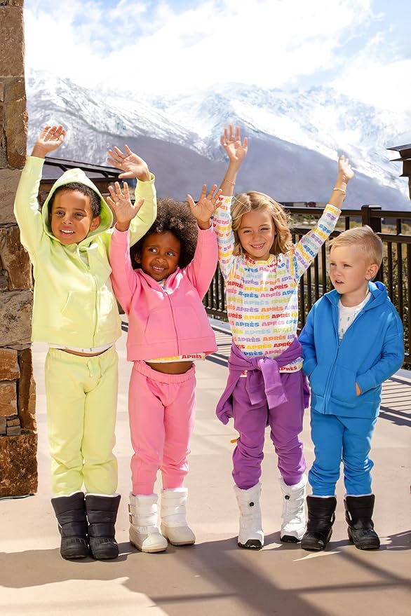 monica + andy Sporty Sweatsuit, 100% Organic Cotton Clothes for Boys & Girls, Outfit Sizes For Kids, Toddler & Infant