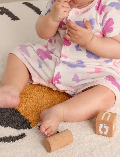 Yoofoss Baby Boy and Girl Romper 0-12 Months 100% Organic Cotton