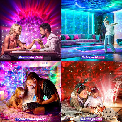 Galaxy Night Light Projector, Star Projector, Projector Night Light for Kids, 17 Mode Galaxy Projector with Timer and Remote Control, Gifts for Girls, Boys, Christmas, Birthday, Valentine's Day