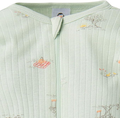 Gerber baby-girls Baby Unisex 2-pack 2-way Zip Textured Sleep 'N Play