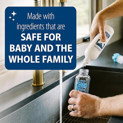 Dr. Brown's Bottle & Dish Soap for Baby Bottles and Baby Accessories, Plant-Derived, Fragrance-Free, 16 fl oz, 1 Pack