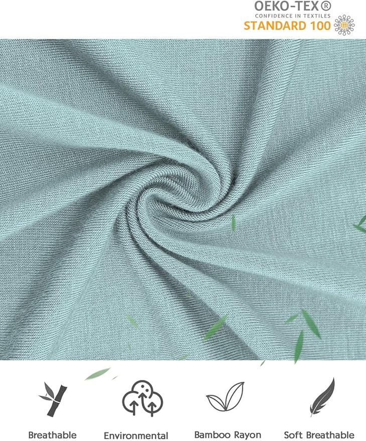 Jimonda Baby Romper Boys Girls Bamboo Pajamas 2-Way Zipper Footed Unisex Zip-Up Sleepers Sleep and Play pjs