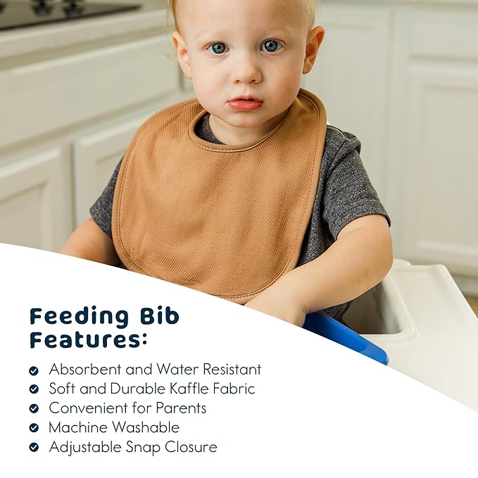 Tiny Twinkle 8 Pack Baby Bibs for Drooling and Teething – Waterproof & Absorbent Bibs for Baby Girl & Boy, Machine Washable Infant Bib Set for Newborns and Toddlers (Spring Boy Set 8-Pack)