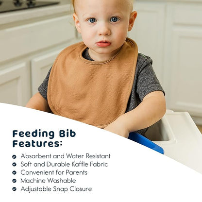 Tiny Twinkle 8 Pack Baby Bibs for Drooling and Teething – Waterproof & Absorbent Bibs for Baby Girl & Boy, Machine Washable Infant Bib Set for Newborns and Toddlers (Spring Boy Set 8-Pack)