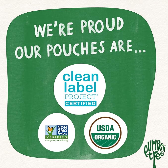 Peter Rabbit Organics Fruit Flavors Variety Pack - Squeezable Snack Pouches 4 oz. (Pack of 18)