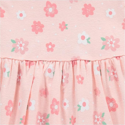 Cudlie 2-Pack Baby Girls’ Dresses – Adorable Prints and Everyday Value - 0-3M to 24M