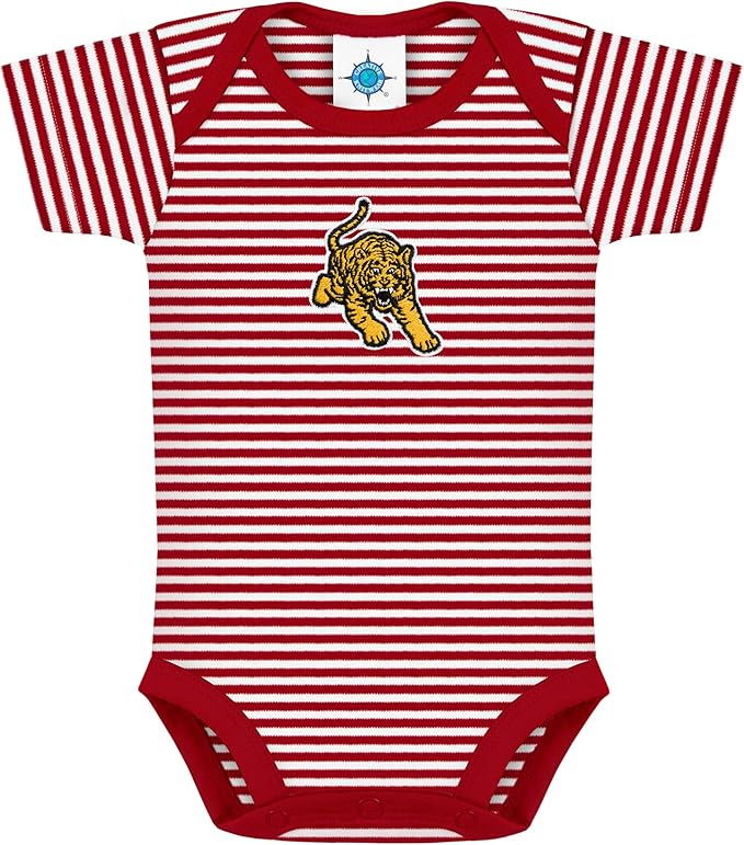 Creative Knitwear College Baby NCAA Infant Striped Bodysuit