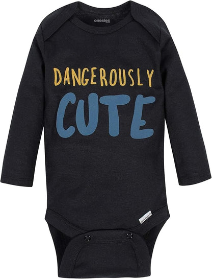 Onesies Brand, Unisex Baby, 6-Pack Long Sleeve Bodysuits