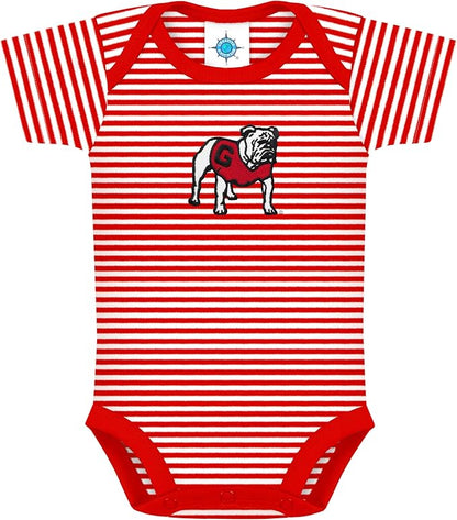 Creative Knitwear College Baby NCAA Infant Striped Bodysuit