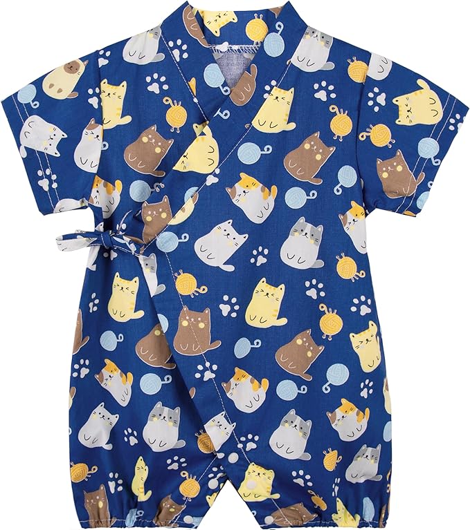Baby Romper Kimono Robe Cotton Japanese Pajamas