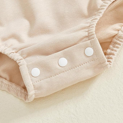 Thorn Tree Baby Boy Valentines Outfit Hooded Sweatshirt Bubble Romper Newborn Sweater Infant Onesie Hoodie