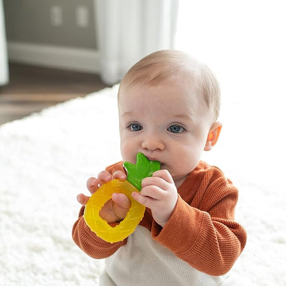 Dr. Brown's AquaCool Water-Filled Teether, Cooling Baby Teether Toy for Sore Gums, Apple Pineapple, BPA Free, 3m+, 2-Pack
