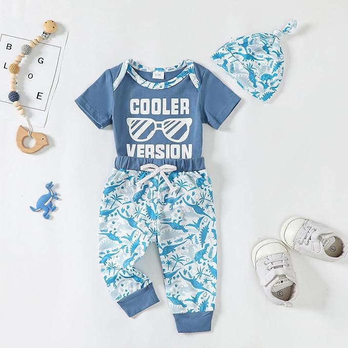 Baby Boy Swimsuit UPF 50+ Sun Protection Rash Guard Swimwear Zipper One Piece Toddler Boy Bathing Suit With Hat