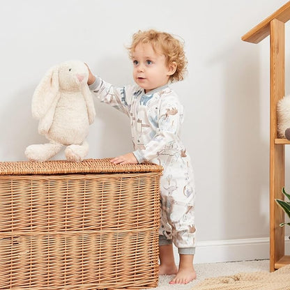 100% Organic Cotton Soft 3-24 Months Unisex Footless Newborn Baby Sleepers Pajamas Romper Boys Girls Long Sleeve