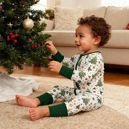 Weiwei Pajamas for Baby Boys & Girls Footies, Viscose from Bamboo Baby Romper, Baby Sleepers, 2-Way Zippy PJs, YKK