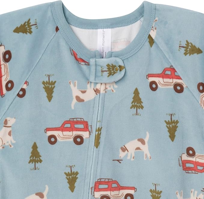 Modern Moments by Gerber unisex-baby Bunny Fleece Blanket Sleeper