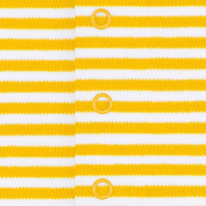 Creative Knitwear College Baby Striped Footed Romper - Team Logo, Multiple Colors, for Boys & Girls (0-9 Months)