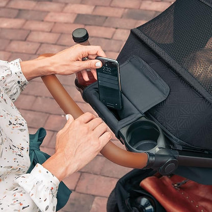 Chicco Bravo Primo Trio Travel System, Bravo Primo Quick-Fold Stroller with Chicco KeyFit 35 Zip Extended-Use Infant Car Seat, Car Seat and Stroller Combo | Springhill/Black