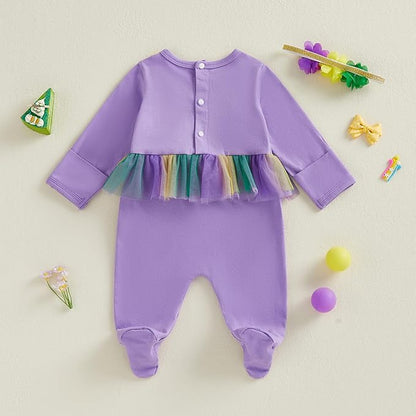 Twopumpkin My First Easter Outfit Baby Girl Newborn Bunny Onesie Ruffle Tulle Tutu Dress Romper Hooded Jumpsuit With Ear